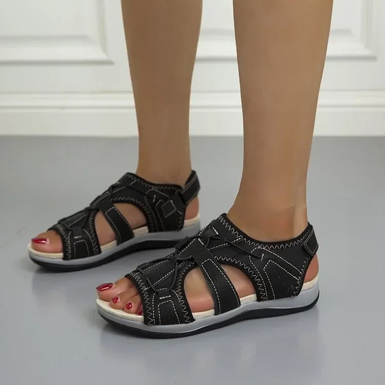 Sandales d'Été Stylées avec Soutien Ergonomique pour Femmes