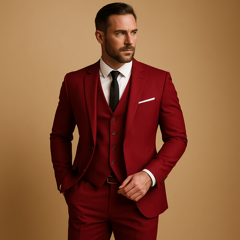 Élégant Costume Trois Pièces pour Hommes
