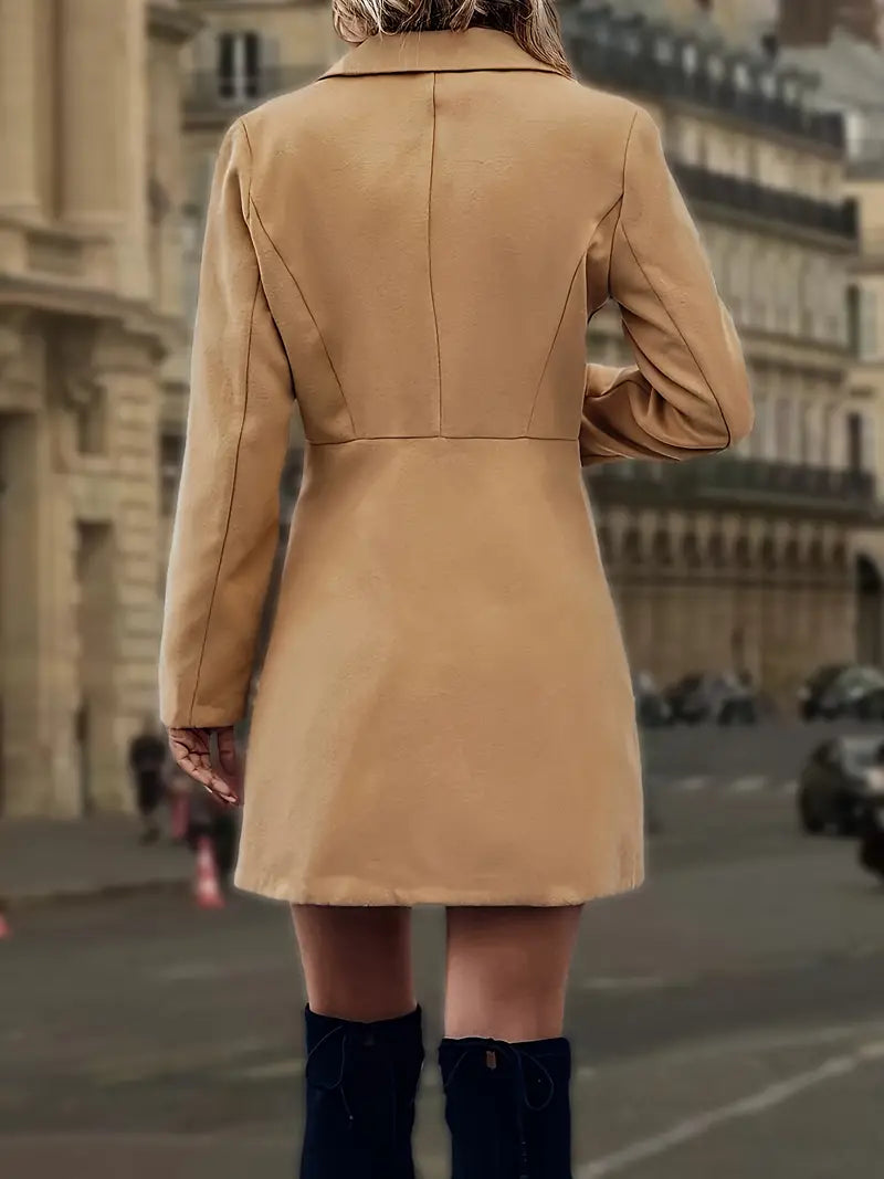 Manteau croisé pour femmes