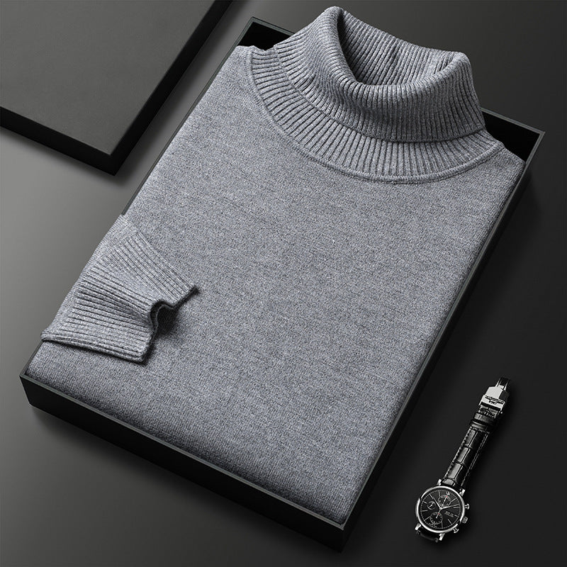 Pull Col Montant à Manches Longues pour Hommes