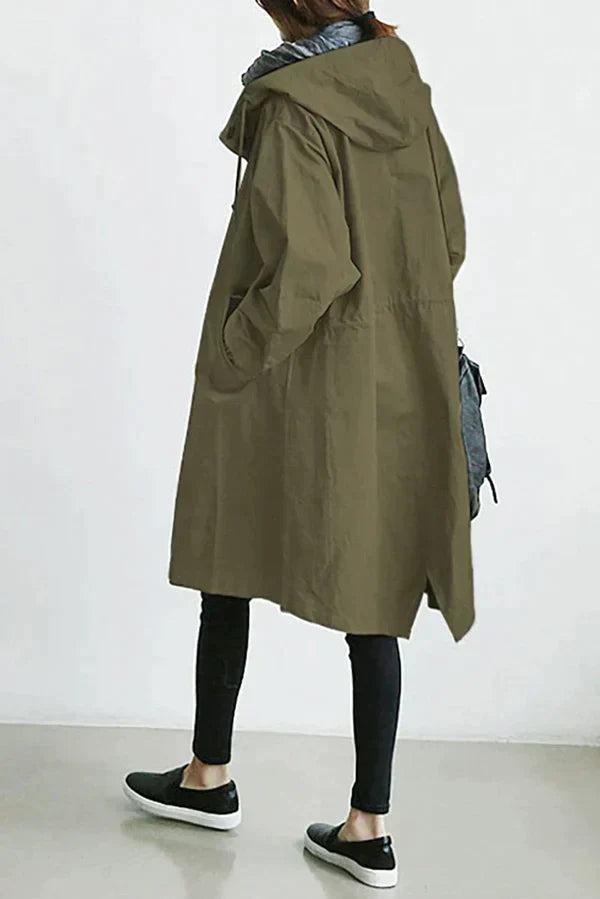 Manteau de pluie surdimensionné pour femmes