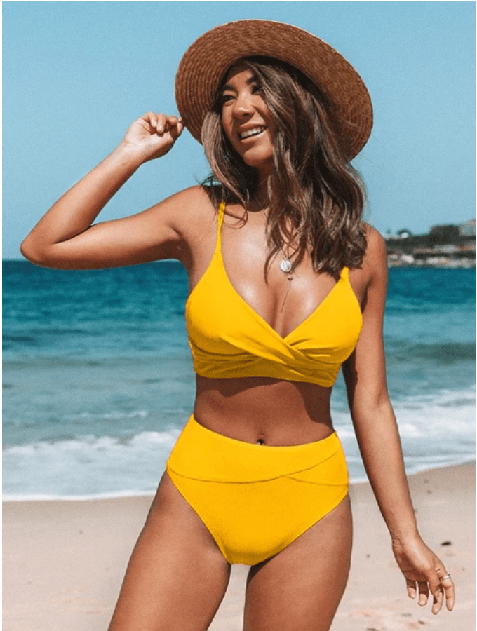 Élégant Bikini à Taille Haute pour Femmes - Marie Montel