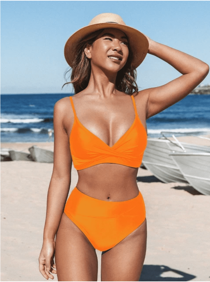 Élégant Bikini à Taille Haute pour Femmes - Marie Montel