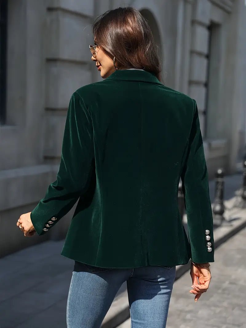 Élégant Blazer en Velours pour Femmes - Marie Montel
