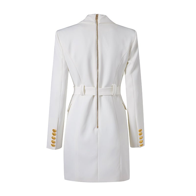 Élégant Blazerkleid à Ceinture pour Femmes - Marie Montel