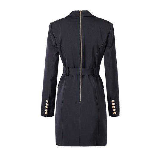 Élégant Blazerkleid à Ceinture pour Femmes - Marie Montel