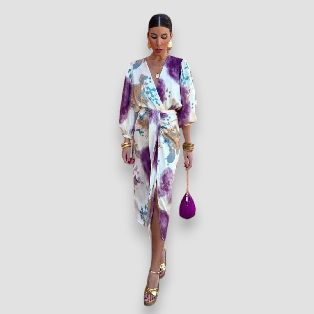 Élégant Ensemble de 2 Pièces en Violet pour Femmes - Marie Montel