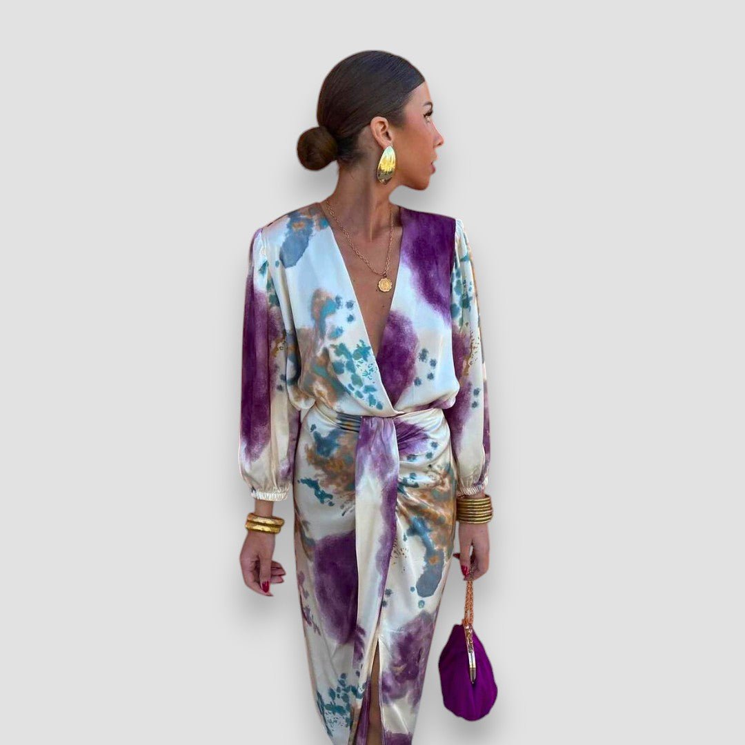 Élégant Ensemble de 2 Pièces en Violet pour Femmes - Marie Montel