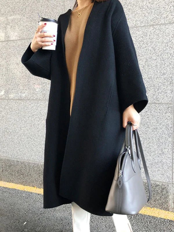 Élégant Manteau Long en Laine pour Femmes - Marie Montel