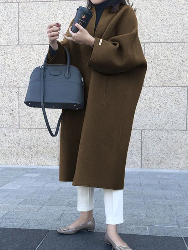Élégant Manteau Long en Laine pour Femmes - Marie Montel