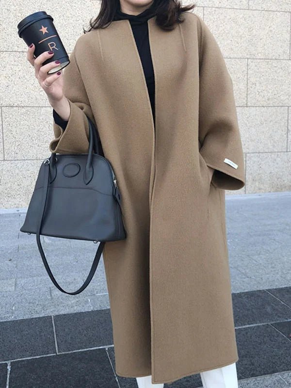 Élégant Manteau Long en Laine pour Femmes - Marie Montel