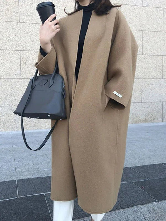 Élégant Manteau Long en Laine pour Femmes - Marie Montel