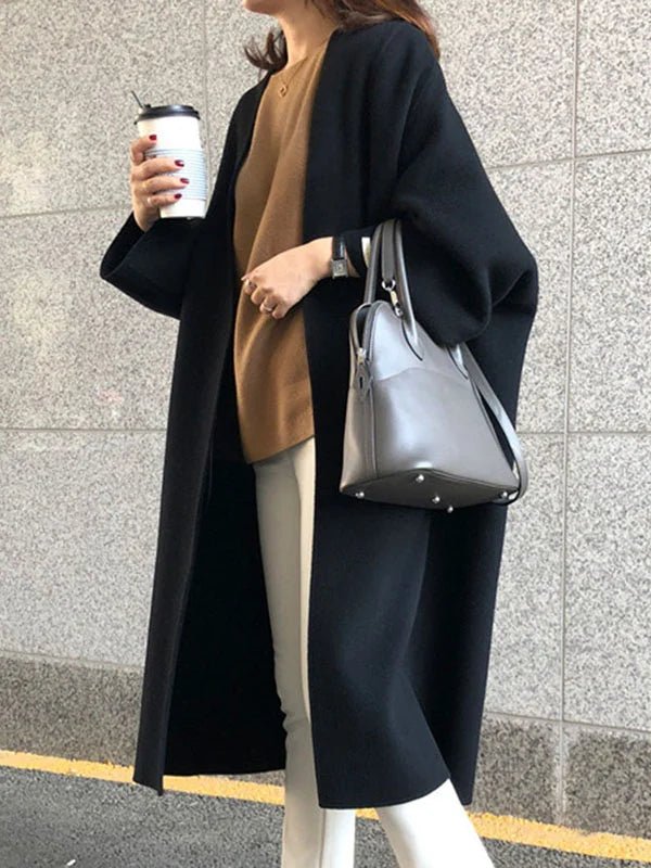 Élégant Manteau Long en Laine pour Femmes - Marie Montel