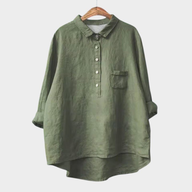Élégante Blouse à Manches Courtes pour Femmes - Marie Montel