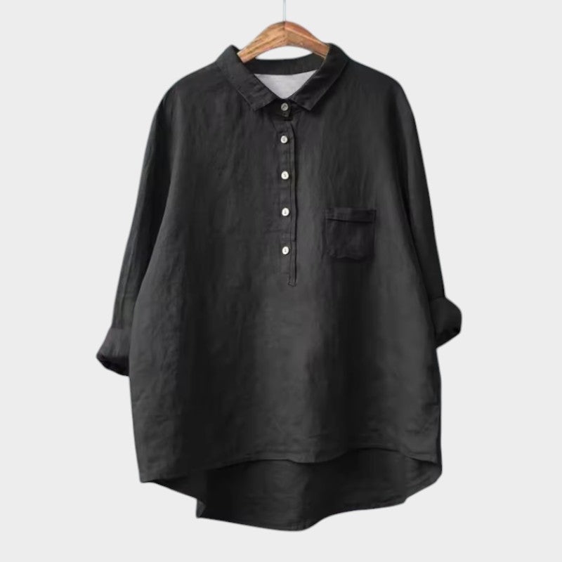 Élégante Blouse à Manches Courtes pour Femmes - Marie Montel
