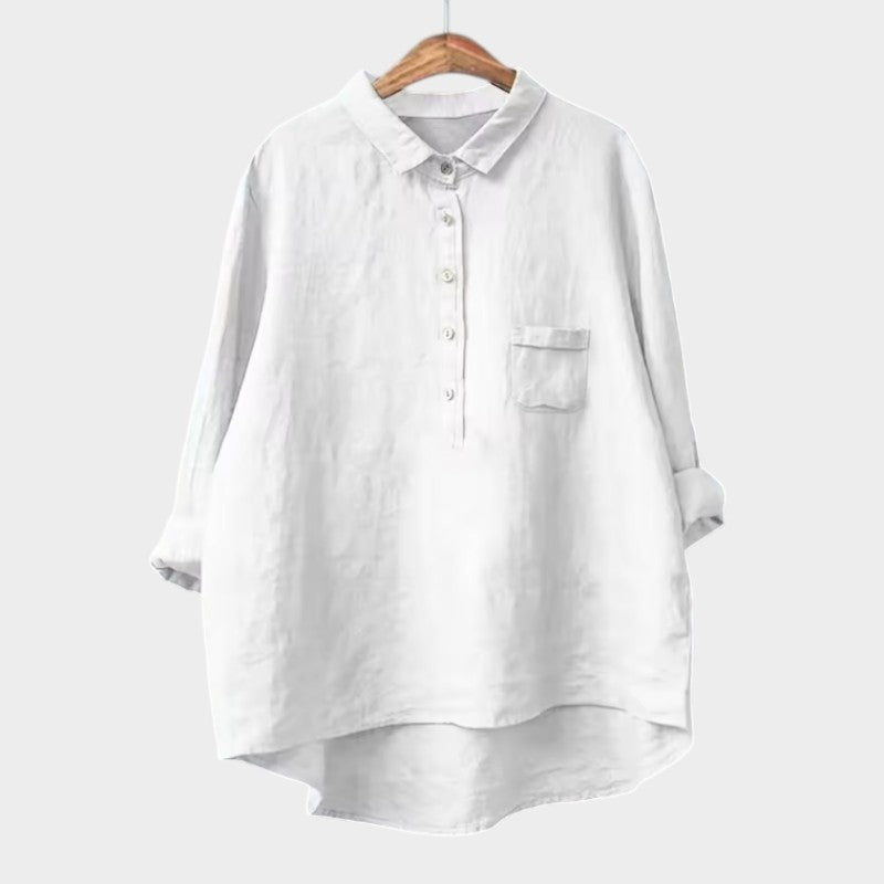 Élégante Blouse à Manches Courtes pour Femmes - Marie Montel