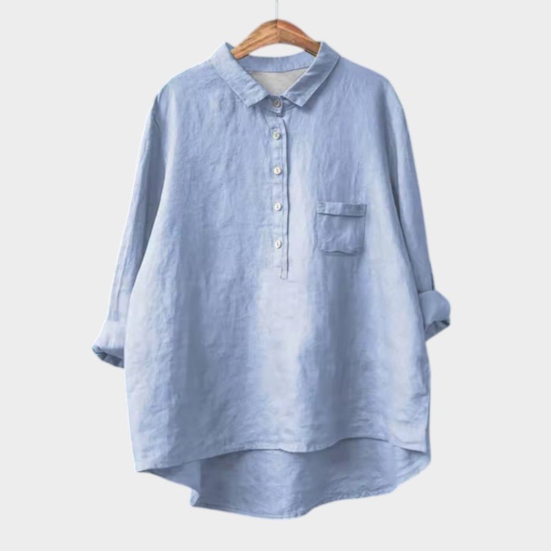 Élégante Blouse à Manches Courtes pour Femmes - Marie Montel
