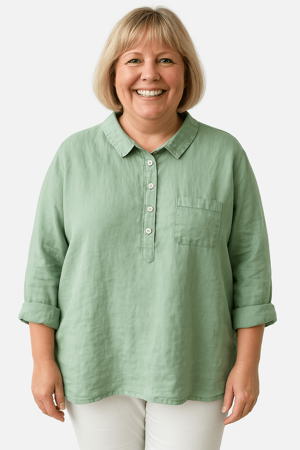 Élégante Blouse à Manches Courtes pour Femmes - Marie Montel