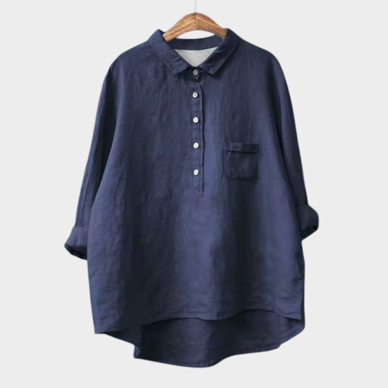 Élégante Blouse à Manches Courtes pour Femmes - Marie Montel