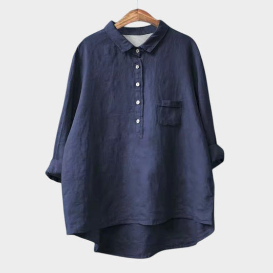Élégante Blouse à Manches Courtes pour Femmes - Marie Montel