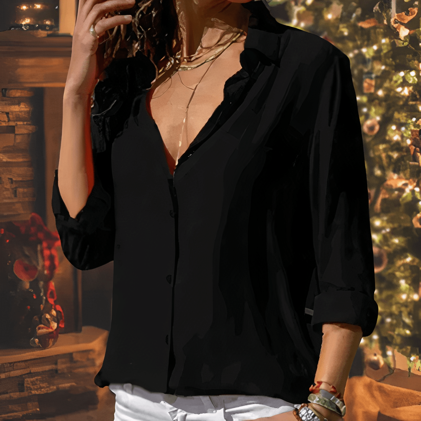 Élégante Blouse en Chiffon pour Femmes - Marie Montel
