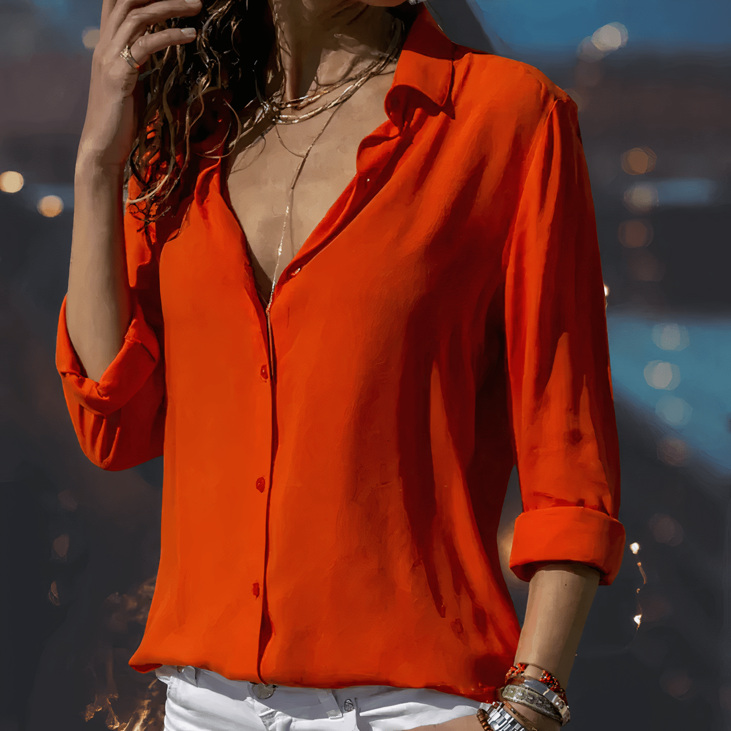 Élégante Blouse en Chiffon pour Femmes - Marie Montel