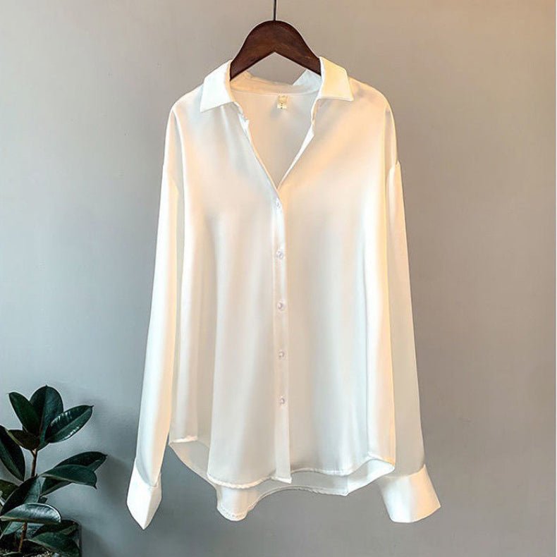 Élégante Blouse en Satin pour Femmes - Marie Montel