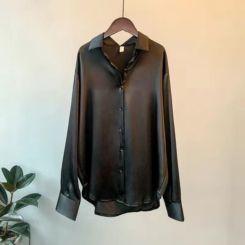 Élégante Blouse en Satin pour Femmes - Marie Montel