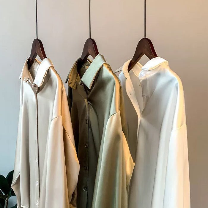 Élégante Blouse en Satin pour Femmes - Marie Montel