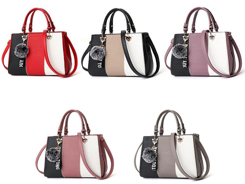 Élégante Sac à Main Tressé avec Ornamental Pompon pour Femmes - Marie Montel