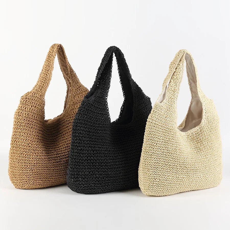 Élégante Sac de Plage en Paille pour Femmes - Marie Montel