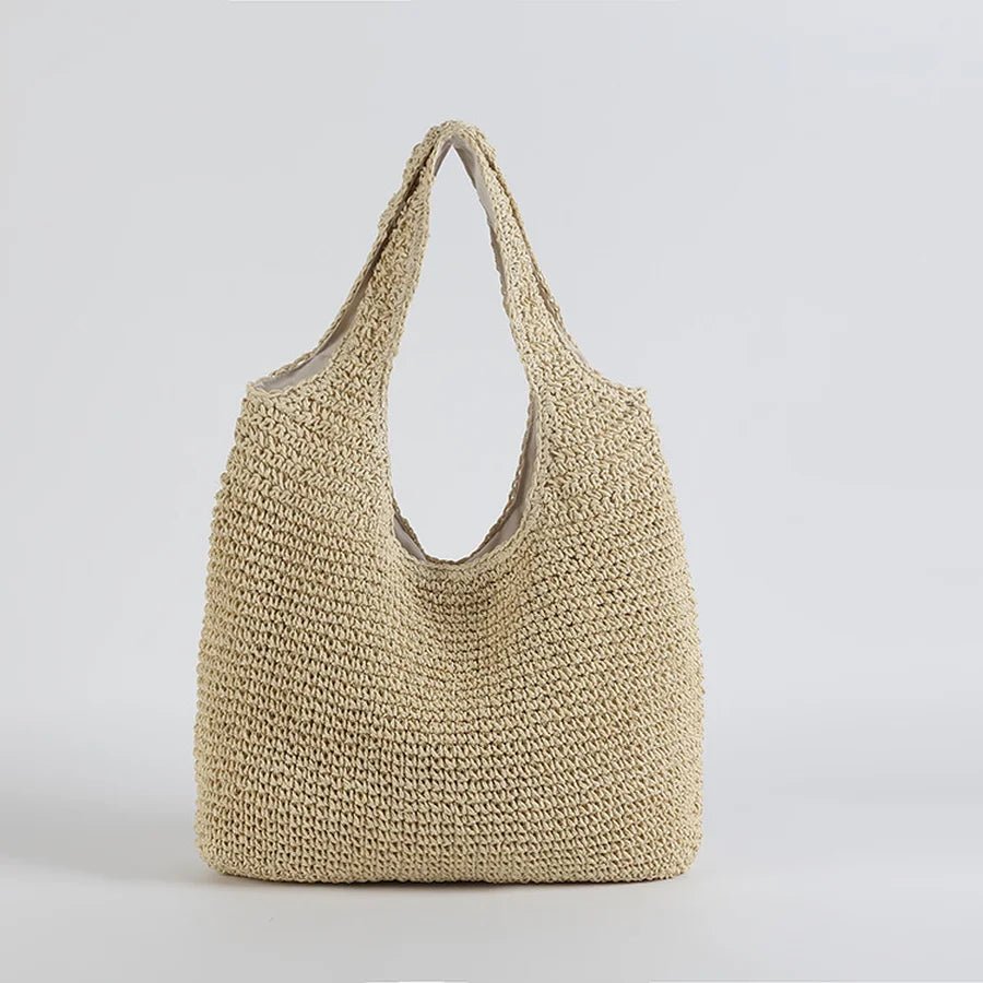 Élégante Sac de Plage en Paille pour Femmes - Marie Montel