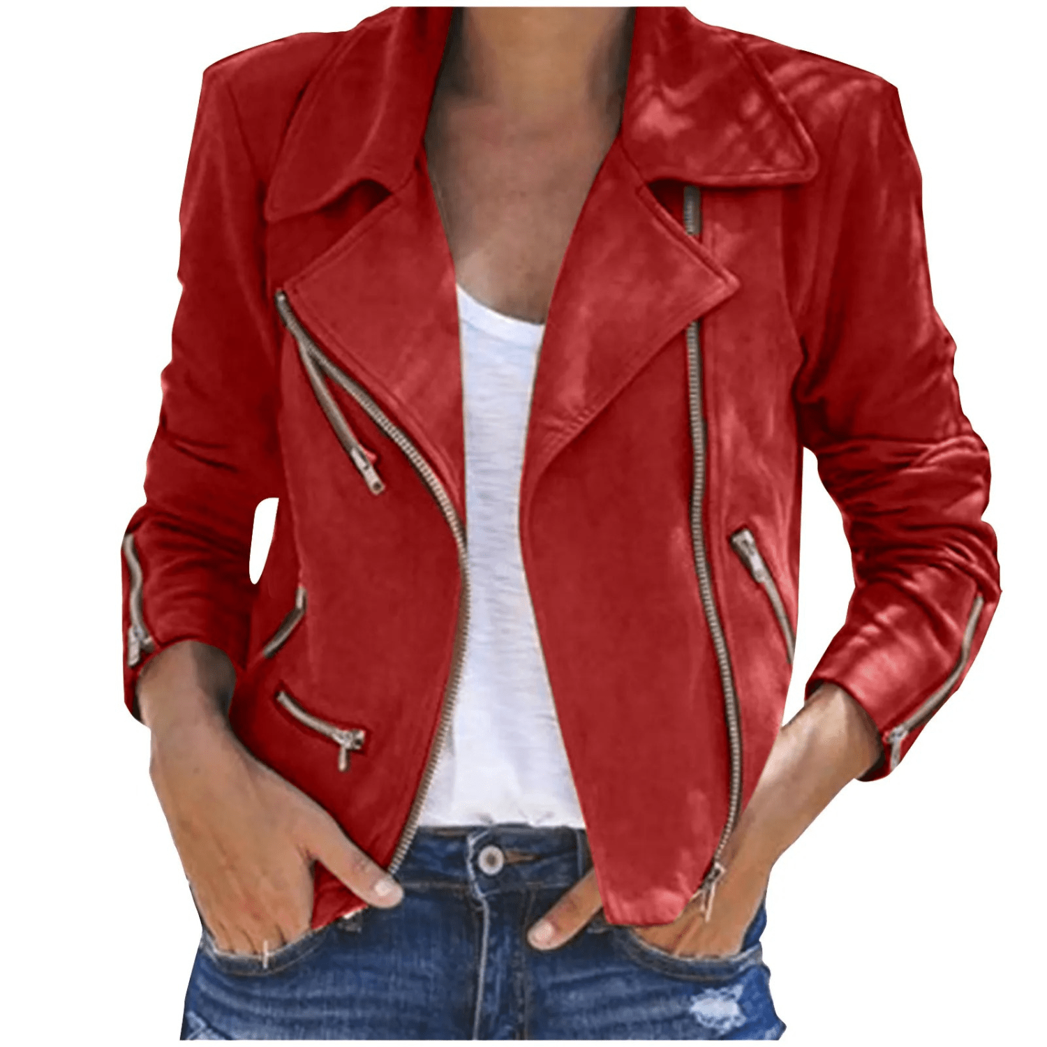 Élégante Veste en Cuir pour Femmes - Marie Montel