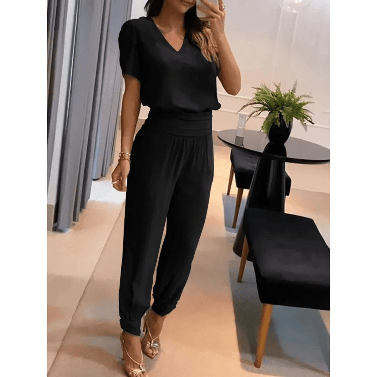 Ensemble Chic à Imprimé Géométrique pour Femmes - Marie Montel
