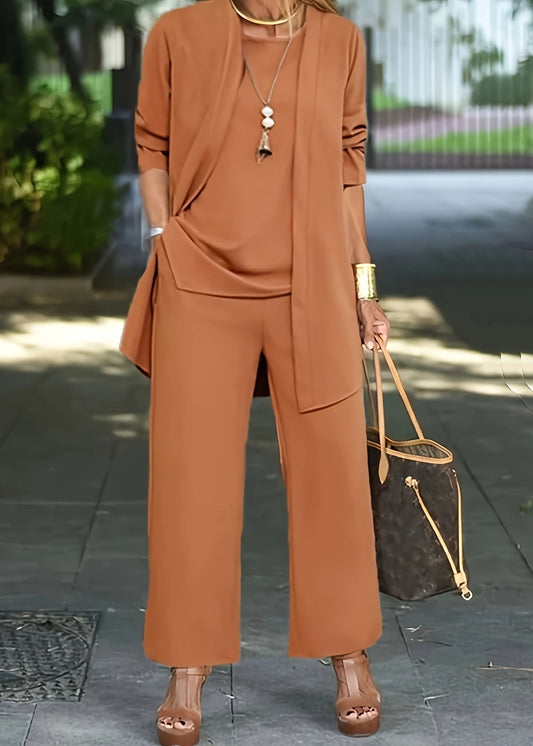 Ensemble Chic à Trois Pièces pour Femmes - Marie Montel