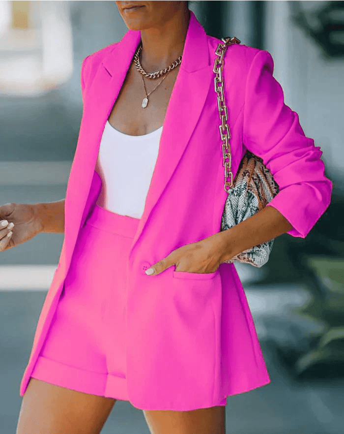 Ensemble Chic Blazer et Shorts pour Femmes - Marie Montel