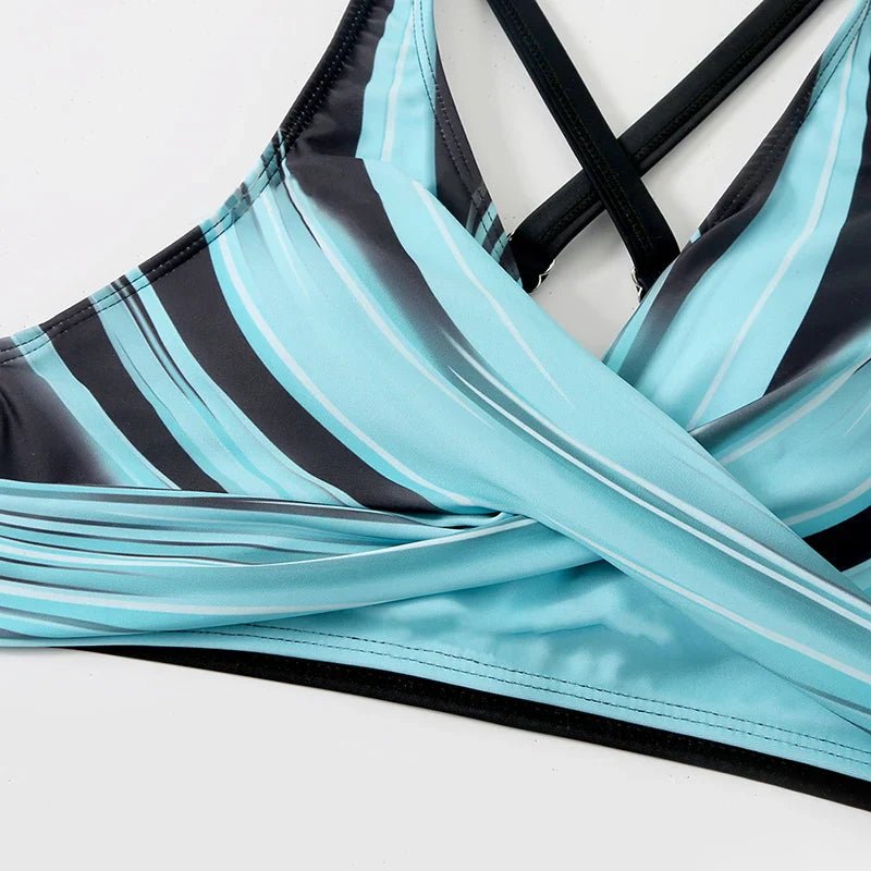 Ensemble de Bikini Push - Up à Taille Haute pour Femmes - Marie Montel