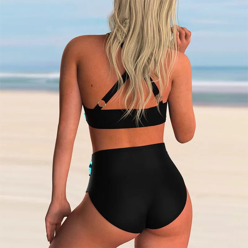 Ensemble de Bikini Push - Up à Taille Haute pour Femmes - Marie Montel
