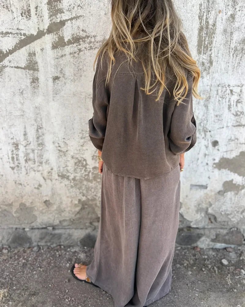 Ensemble Doux et Polyvalent en Deux Pièces pour Femmes - Marie Montel