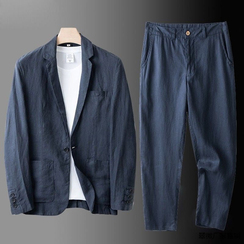 Ensemble Élégant en Lin pour Hommes - Marie Montel