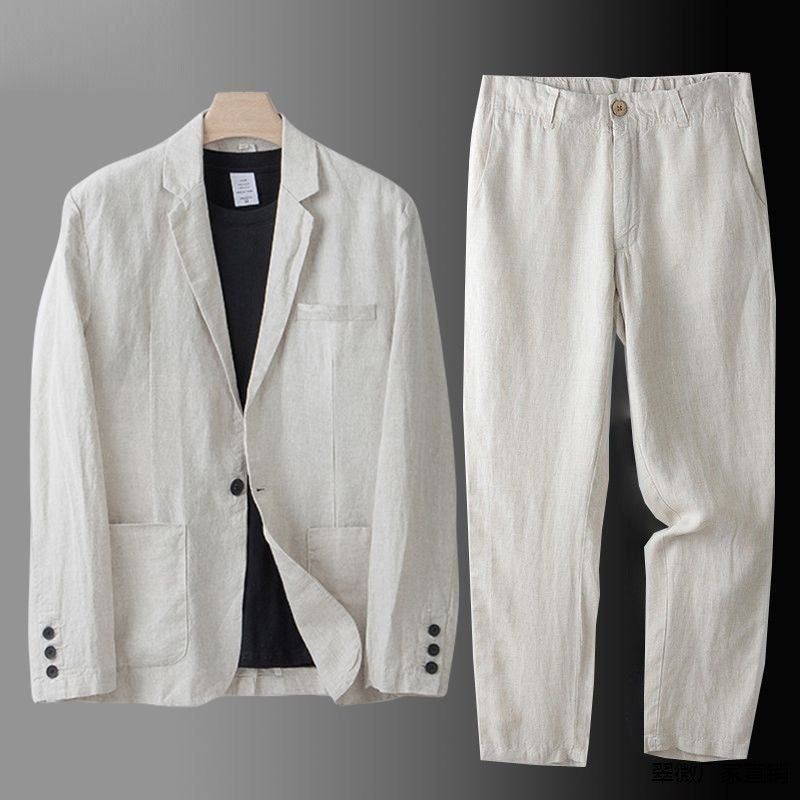 Ensemble Élégant en Lin pour Hommes - Marie Montel