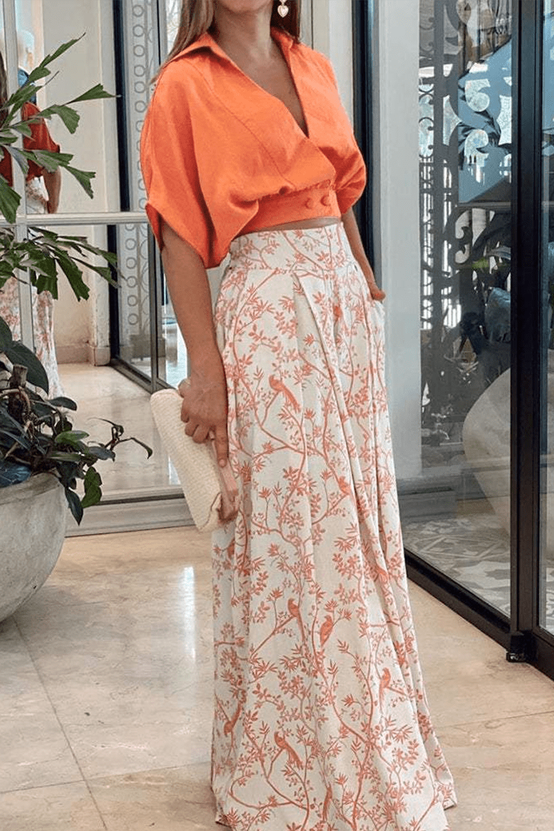 Ensemble Élégant Mandarine pour Femmes - Marie Montel