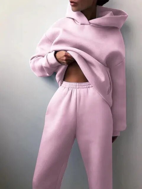 Ensemble Jogging à Capuche Décontracté pour Femmes - Marie Montel