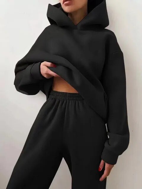 Ensemble Jogging à Capuche Décontracté pour Femmes - Marie Montel
