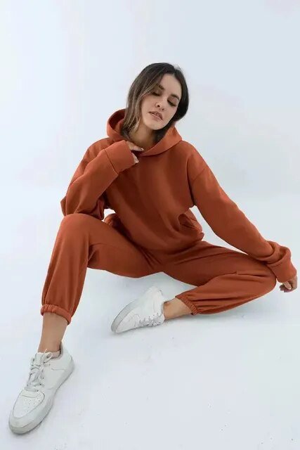 Ensemble Jogging à Capuche Décontracté pour Femmes - Marie Montel