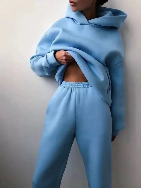 Ensemble Jogging à Capuche Décontracté pour Femmes - Marie Montel