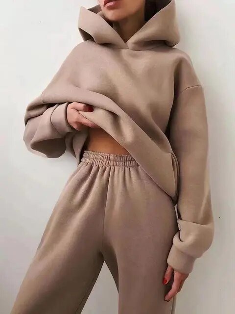 Ensemble Jogging à Capuche Décontracté pour Femmes - Marie Montel