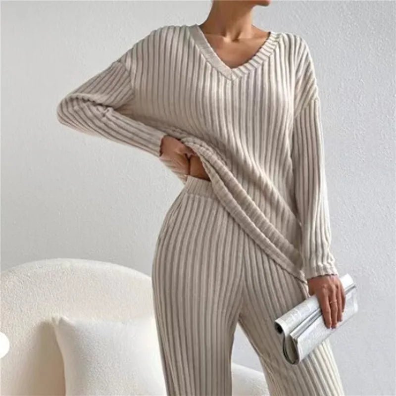Ensemble Pyjama 2 Pièces Doux à Manches Longues pour Femmes - Marie Montel