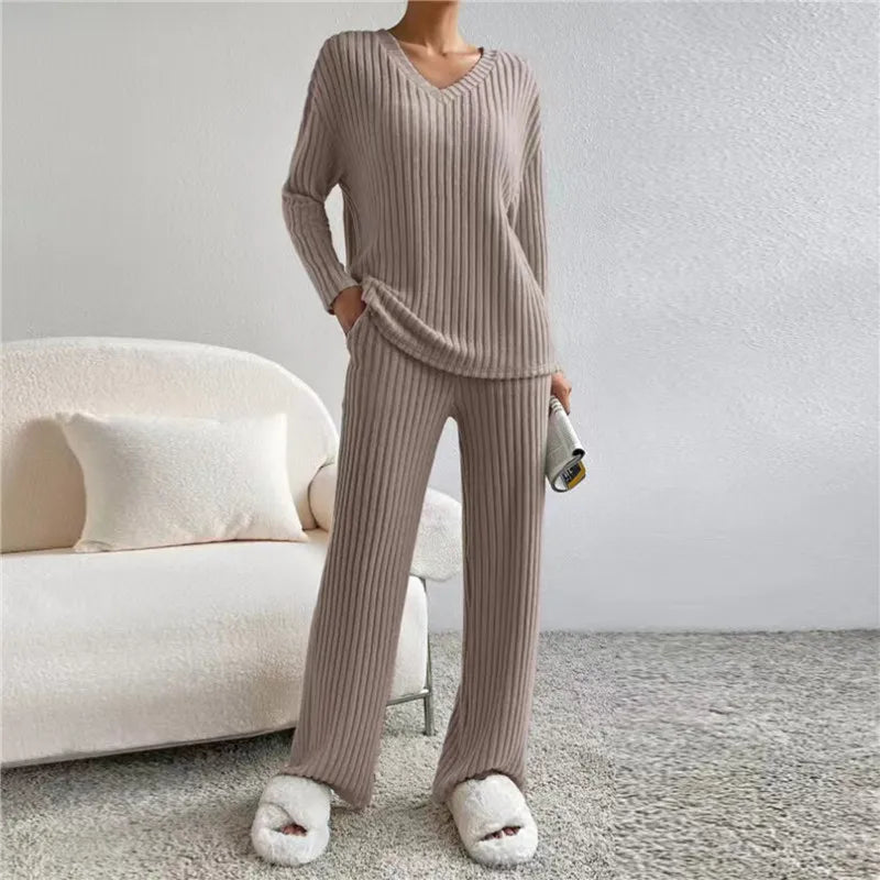 Ensemble Pyjama 2 Pièces Doux à Manches Longues pour Femmes - Marie Montel