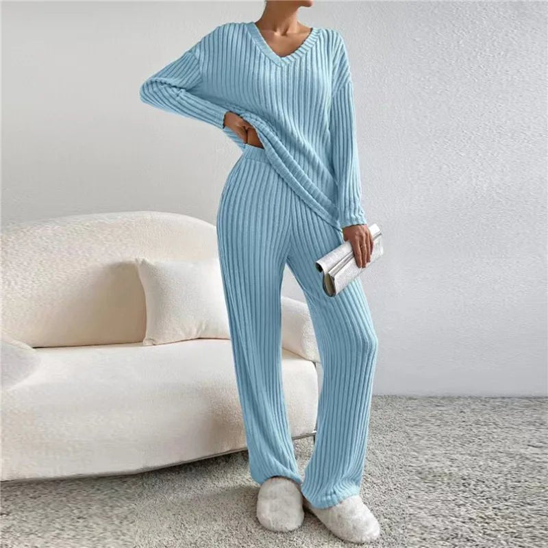 Ensemble Pyjama 2 Pièces Doux à Manches Longues pour Femmes - Marie Montel
